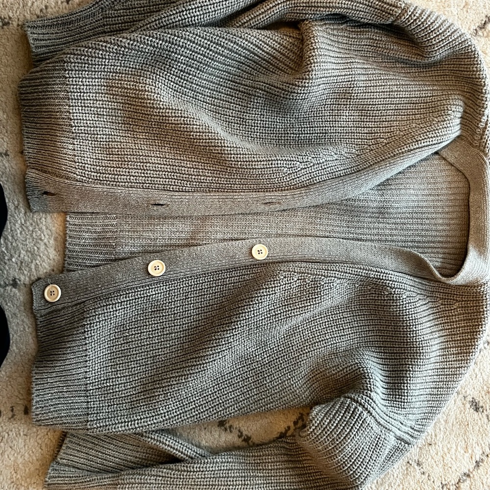 Tradlands shelter cardigan quail size small like new
